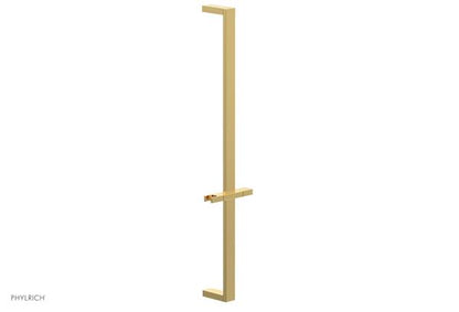 Phylrich - 27 Inch Flat Adjustable Slide Bar with Hand Shower Hook