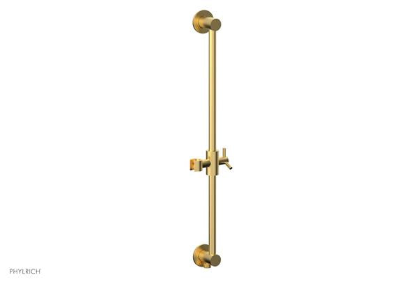 Phylrich - 24 Inch Integrated Slide Bar With Built In Hose Outlet