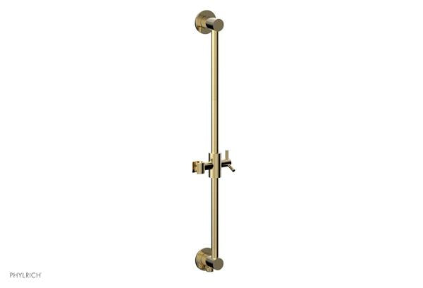 Phylrich - 24 Inch Integrated Slide Bar With Built In Hose Outlet
