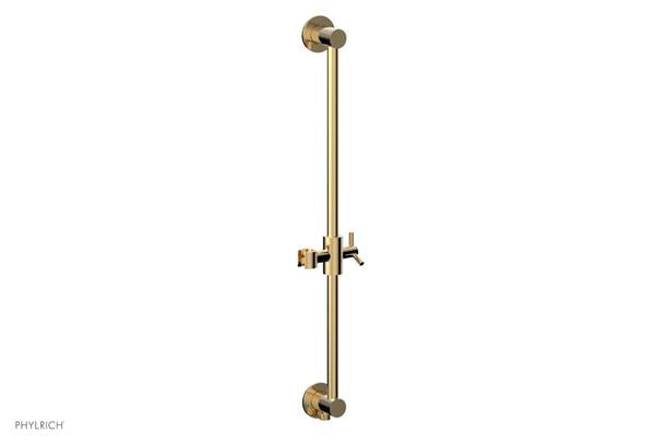 Phylrich - 24 Inch Integrated Slide Bar With Built In Hose Outlet