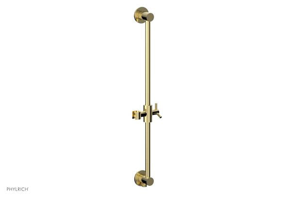 Phylrich - 24 Inch Integrated Slide Bar With Built In Hose Outlet