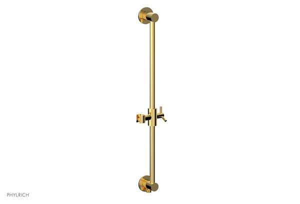 Phylrich - 24 Inch Integrated Slide Bar With Built In Hose Outlet