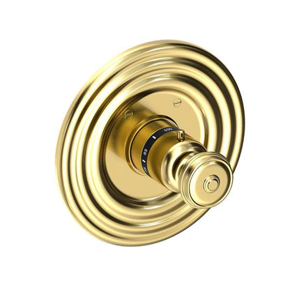 Newport Brass - Seaport 3/4 Inch Round Thermostatic Trim Plate with Handle