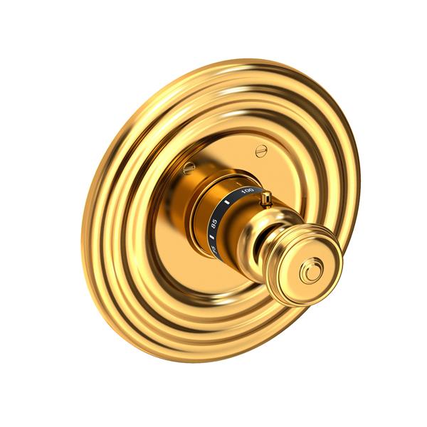 Newport Brass - Seaport 3/4 Inch Round Thermostatic Trim Plate with Handle