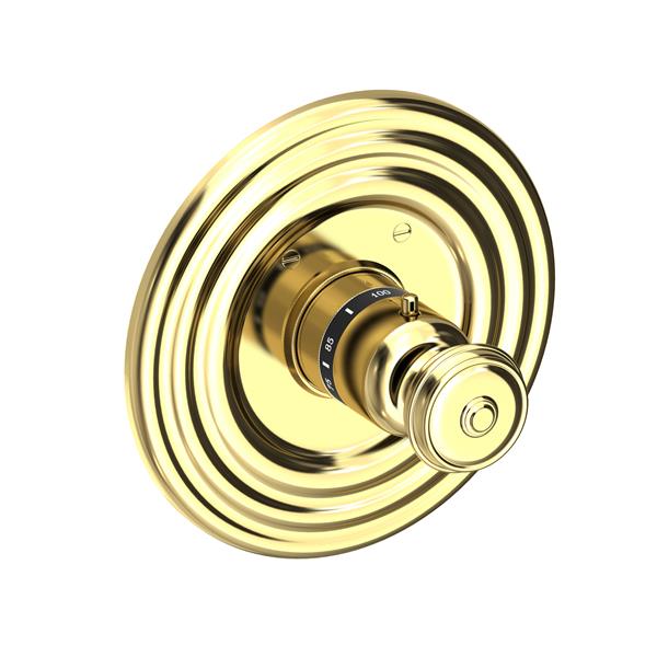 Newport Brass - Seaport 3/4 Inch Round Thermostatic Trim Plate with Handle
