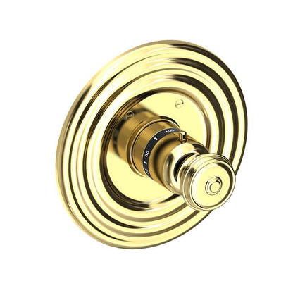 Newport Brass - Seaport 3/4 Inch Round Thermostatic Trim Plate with Handle