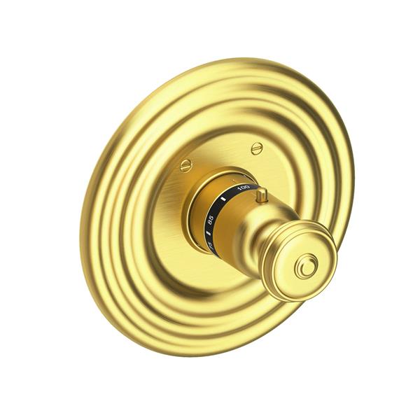 Newport Brass - Seaport 3/4 Inch Round Thermostatic Trim Plate with Handle