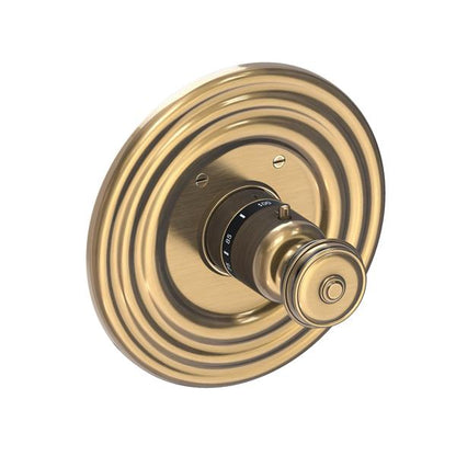 Newport Brass - Seaport 3/4 Inch Round Thermostatic Trim Plate with Handle