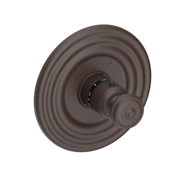 Newport Brass - Seaport 3/4 Inch Round Thermostatic Trim Plate with Handle