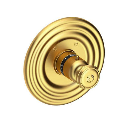 Newport Brass - Seaport 3/4 Inch Round Thermostatic Trim Plate with Handle