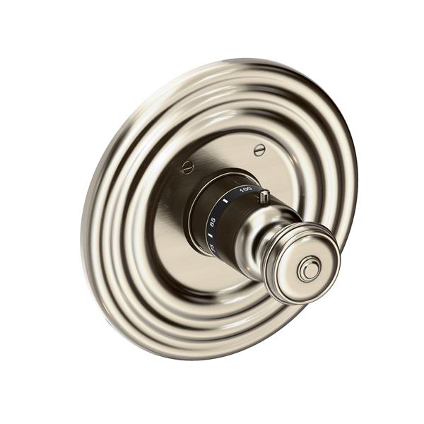 Newport Brass - Seaport 3/4 Inch Round Thermostatic Trim Plate with Handle