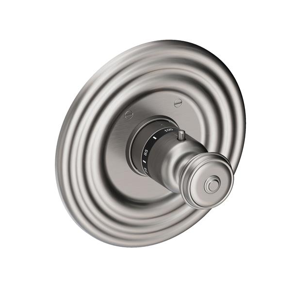 Newport Brass - Seaport 3/4 Inch Round Thermostatic Trim Plate with Handle
