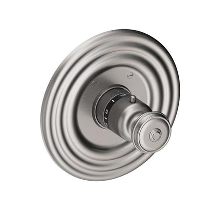 Newport Brass - Seaport 3/4 Inch Round Thermostatic Trim Plate with Handle