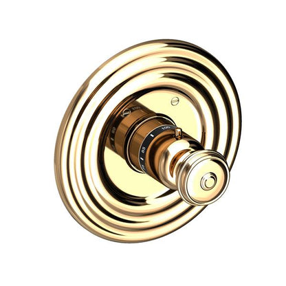 Newport Brass - Seaport 3/4 Inch Round Thermostatic Trim Plate with Handle