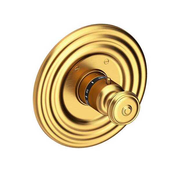 Newport Brass - Seaport 3/4 Inch Round Thermostatic Trim Plate with Handle