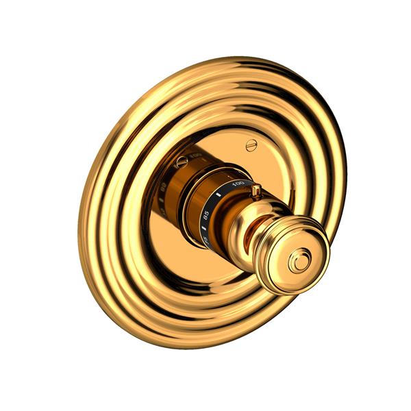 Newport Brass - Seaport 3/4 Inch Round Thermostatic Trim Plate with Handle