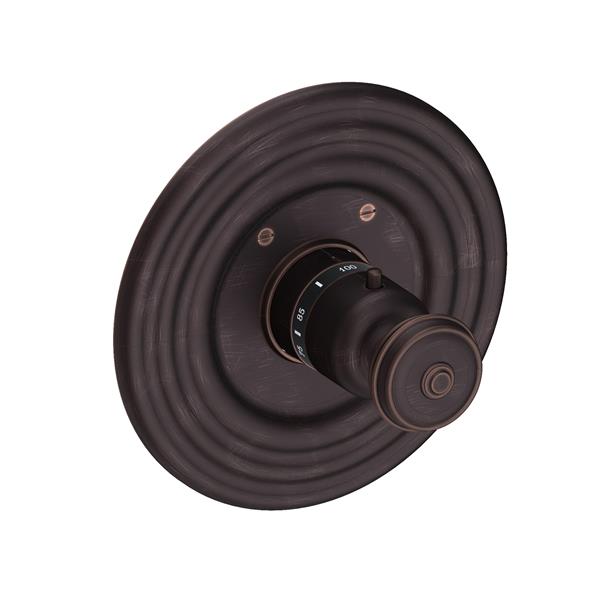 Newport Brass - Seaport 3/4 Inch Round Thermostatic Trim Plate with Handle