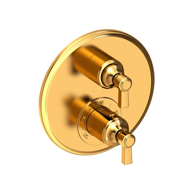 Newport Brass - Astor 1/2 Inch Round Thermostatic Trim Plate with Handle