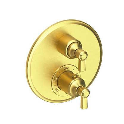 Newport Brass - Astor 1/2 Inch Round Thermostatic Trim Plate with Handle