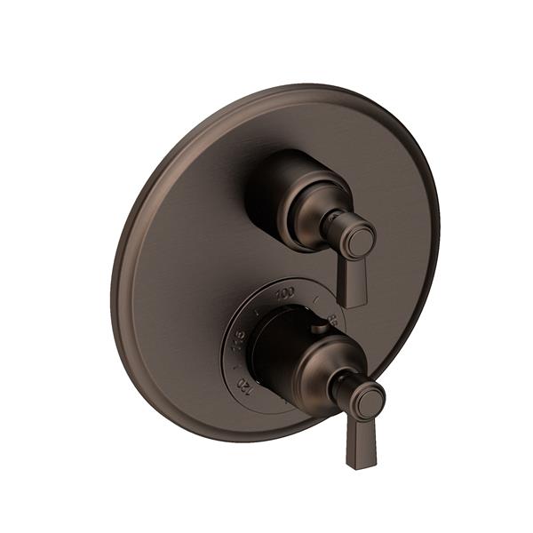 Newport Brass - Astor 1/2 Inch Round Thermostatic Trim Plate with Handle