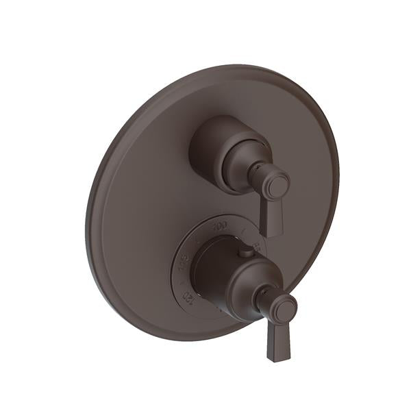 Newport Brass - Astor 1/2 Inch Round Thermostatic Trim Plate with Handle