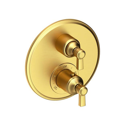 Newport Brass - Astor 1/2 Inch Round Thermostatic Trim Plate with Handle
