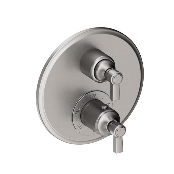 Newport Brass - Astor 1/2 Inch Round Thermostatic Trim Plate with Handle