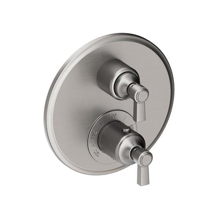 Newport Brass - Astor 1/2 Inch Round Thermostatic Trim Plate with Handle