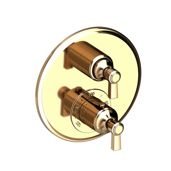 Newport Brass - Astor 1/2 Inch Round Thermostatic Trim Plate with Handle