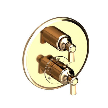 Newport Brass - Astor 1/2 Inch Round Thermostatic Trim Plate with Handle