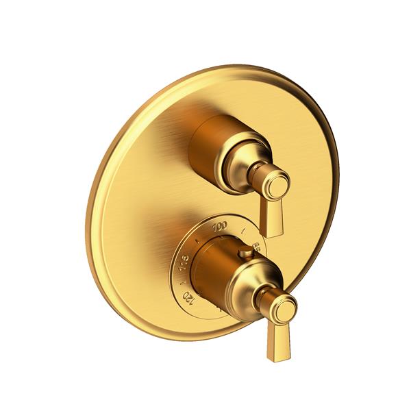 Newport Brass - Astor 1/2 Inch Round Thermostatic Trim Plate with Handle