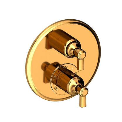 Newport Brass - Astor 1/2 Inch Round Thermostatic Trim Plate with Handle