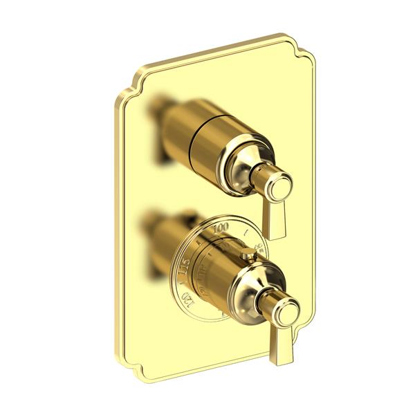 Newport Brass - Astor 1/2 Inch Square Thermostatic Trim Plate with Handle