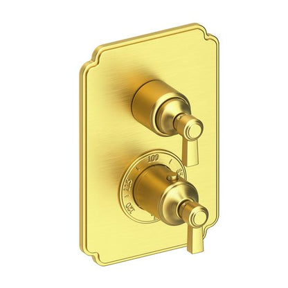 Newport Brass - Astor 1/2 Inch Square Thermostatic Trim Plate with Handle