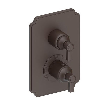 Newport Brass - Astor 1/2 Inch Square Thermostatic Trim Plate with Handle