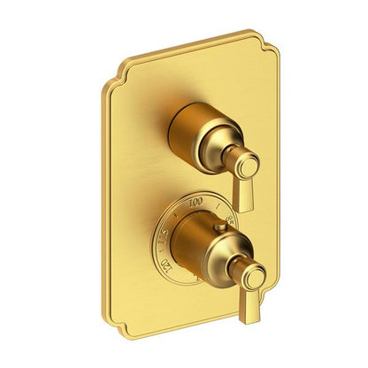 Newport Brass - Astor 1/2 Inch Square Thermostatic Trim Plate with Handle