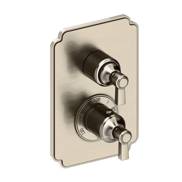Newport Brass - Astor 1/2 Inch Square Thermostatic Trim Plate with Handle