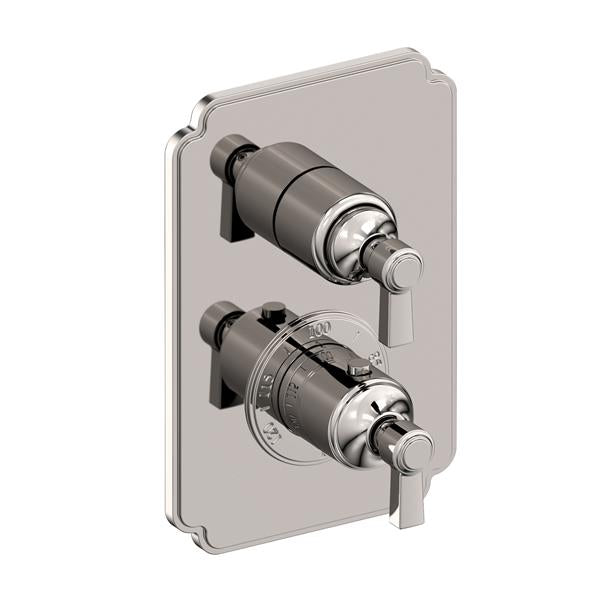 Newport Brass - Astor 1/2 Inch Square Thermostatic Trim Plate with Handle