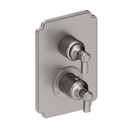 Newport Brass - Astor 1/2 Inch Square Thermostatic Trim Plate with Handle