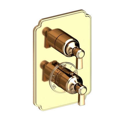 Newport Brass - Astor 1/2 Inch Square Thermostatic Trim Plate with Handle