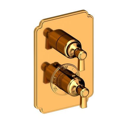 Newport Brass - Astor 1/2 Inch Square Thermostatic Trim Plate with Handle