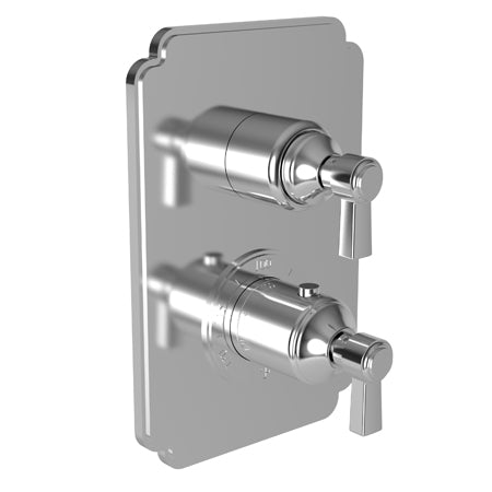 Newport Brass - Astor 1/2 Inch Square Thermostatic Trim Plate with Handle