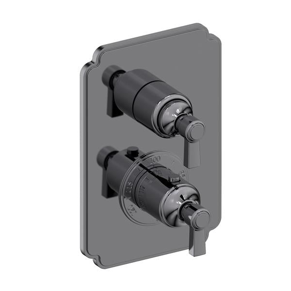 Newport Brass - Astor 1/2 Inch Square Thermostatic Trim Plate with Handle