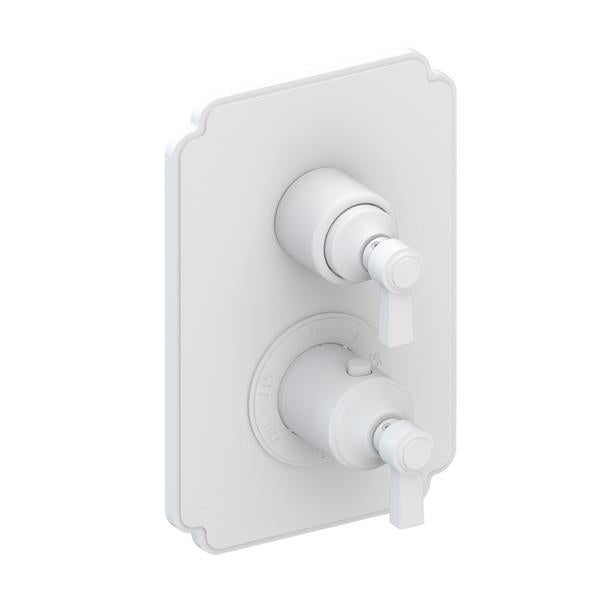 Newport Brass - Astor 1/2 Inch Square Thermostatic Trim Plate with Handle