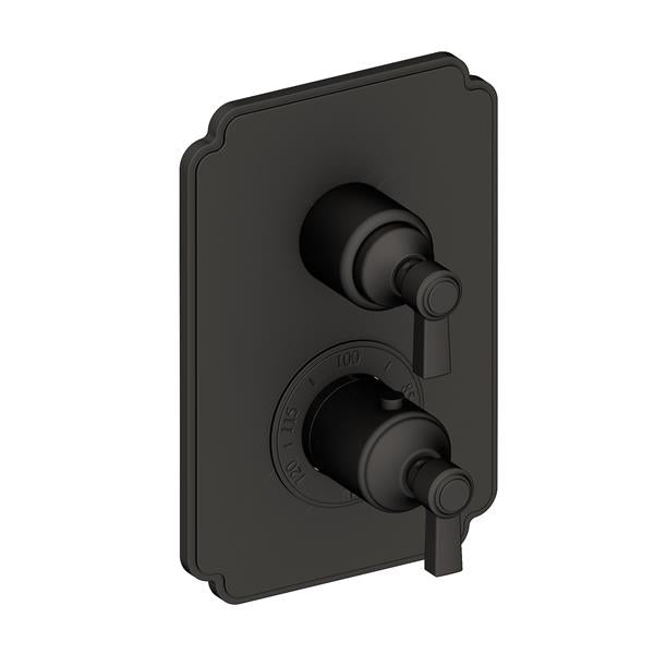 Newport Brass - Astor 1/2 Inch Square Thermostatic Trim Plate with Handle
