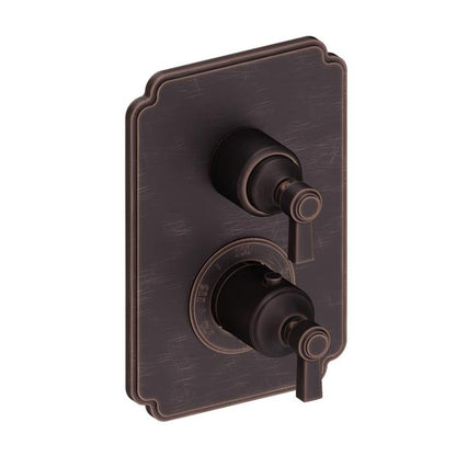 Newport Brass - Astor 1/2 Inch Square Thermostatic Trim Plate with Handle
