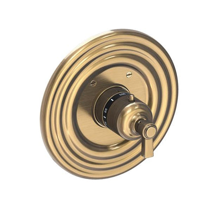 Newport Brass - Astor 3/4 Inch Round Thermostatic Trim Plate with Handle