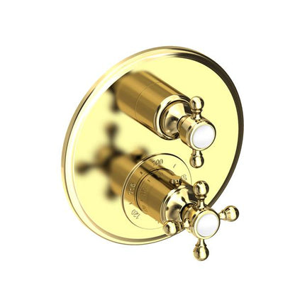 Newport Brass - Astor 1/2 Inch Round Thermostatic Trim Plate with Handle