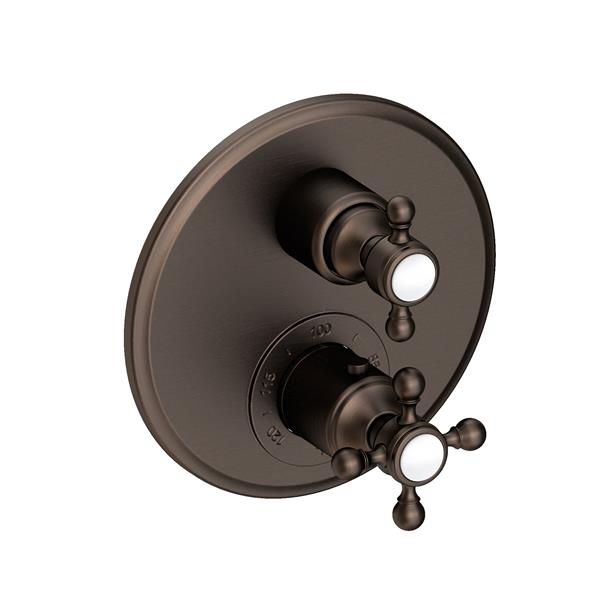 Newport Brass - Astor 1/2 Inch Round Thermostatic Trim Plate with Handle