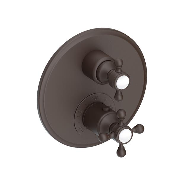 Newport Brass - Astor 1/2 Inch Round Thermostatic Trim Plate with Handle